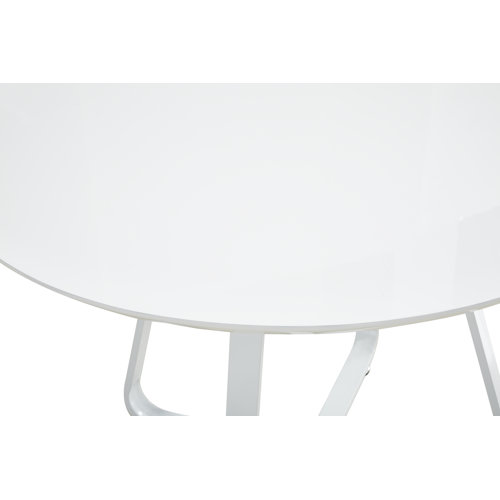 Ivy Bronx Tegan High Gloss Lacquer Dining Table & Reviews Wayfair